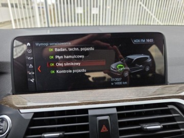 BMW X3 G01 SUV 2.0 30i 252KM 2018 BMW X3 xDrive30i 2.0l benzyna 252KM AWD 4X4 Serwisowany w ASO Dokumentacja, zdjęcie 15