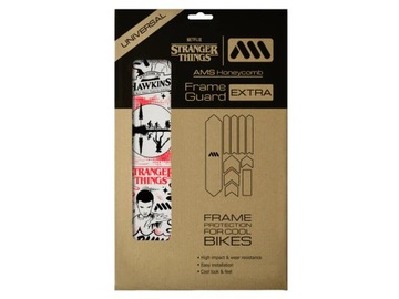 Защитная крышка наклейки для рамы MTB велосипеда AMS - Stranger Things Upside Down