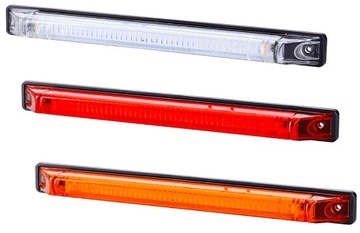 LAMPA OBRYSOWA OBRYSÓWKA LED POMARAŃCZOWA DŁUGA