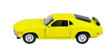 WELLY OLD TIMER 1970 FORD MUSTANG BOSS 302 ЖЕЛТЫЙ МАСШТАБ 1:34 МЕТАЛЛ НОВАЯ МОДЕЛЬ
