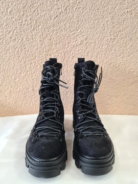 ЧЕРНЫЕ ЗАМШЕВЫЕ БОТИНКИ SEASTAR Размер 41