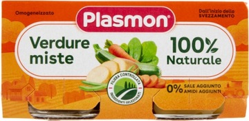Warzywa obiadek, Verdure miste 2x 80g - Plasmon