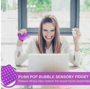 СТРЕСС PUSH POP-IT BUBBLE FIDGET ИГРУШКИ СЕНСОРНЫЕ
