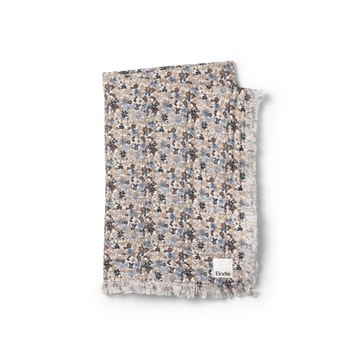 Elodie Details Kocyk Cotton Blanket Blue Garden