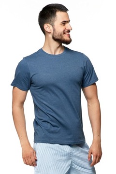 T-SHIRT MĘSKI 3PAK Koszulek na Krótki Rękaw Gładkie Jednokolorowe MORAJ XL