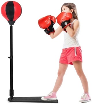 БОКСЕРСКАЯ МЕШКА ГРУША 125см + ПЕРЧАТКИ 2587