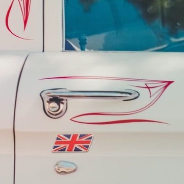 3D NAKLEJKA Z FLAGĄ UK ALUMINIOWA NAKLEJKA NA SAMOCHÓD ANGLIA ODZNAK