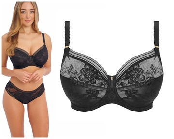 36HH / 80L Fantasie Fusion lace black soft biustonosz miękki