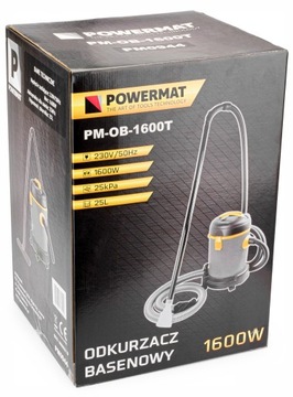 ODKURZACZ WIELOFUNKCYJNY BASENOWY 1600W 25L 3W1