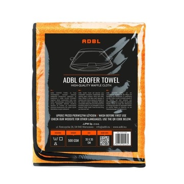 ADBL GOOFER TOWEL ręcznik mikrofibra waflowa 35x35