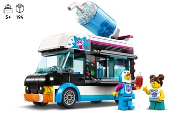 БЛОКИ ДЛЯ МОБИЛЬНЫХ АВТОМОБИЛЕЙ LEGO PENGUIN VAN CITY ПОДАРОК