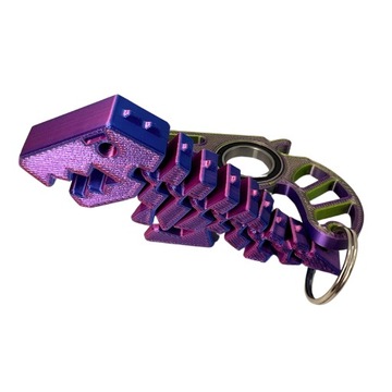 Брелок для ключей Keyrambit + НАБОР FLEXI REX DINO ЦВЕТ Полуночный гоблин