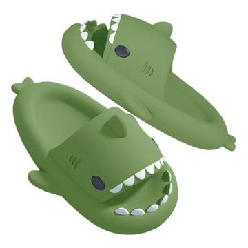 ŁADNY KLAPKI ANTYPOŚLIZGOWE REKIN SHARK KAPCIE