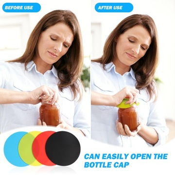 Многофункциональные силиконовые подушечки, силиконовые крышки для бутылок 4
