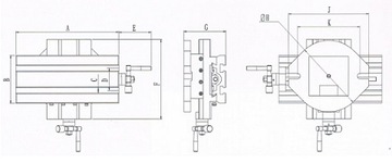 СТОЛ ПОПЕРЕЧНЫЙ 300х140 мм АКБ-2