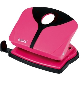 DZIURKACZ BIUROWY EAGLE TYP6602 RÓŻOWY