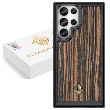 Pouzdro Pro Samsung S23 Ultra Kryt Luxusní Přírodní Dřevo Originální
