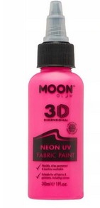 Farbka do tkanin NEON UV 125ml ubrań koszulek 1szt