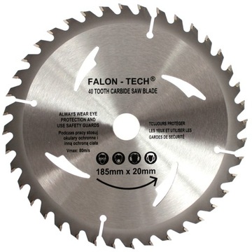 TARCZA PIŁA DO DREWNA WIDIA FT 185/20-16 T40