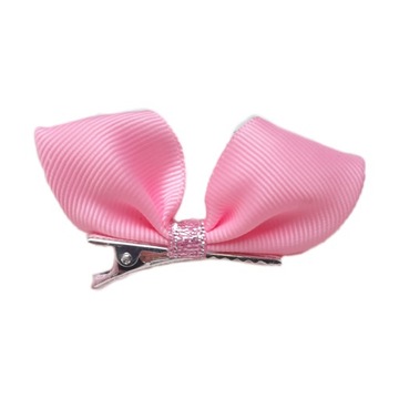 Spinka pin up kokarda różowa róż spineczka