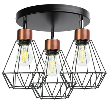 ŻYRANDOL LAMPA LED WISZĄCA SUFITOWA DIAMENT DUŻY C