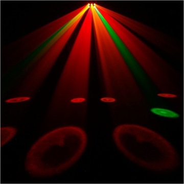LIGHT4ME SIX EYE BEAM oświetlenie dyskotekowe mocny efekt beam LED + PILOT