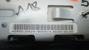 GRAND VITARA II FACELIFT 09R AIRBAG ULOŽENÍ SEDADLA PRAVÝ PŘEDNÍ 85350-65J00