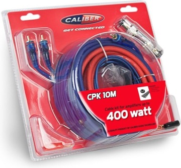 Zestaw kabli Caliber CPK10M do wzmacniaczy do 400W