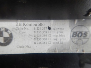 BMW 5 E39 KOMBI ROLETA KUFRU MŘÍŽKA 8236357