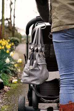 Держатель для коляски LittleLife - для сумочки, рюкзака, универсальный, с ремнем на липучке