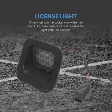 SVĚTLA LED DO TABULKY SPZ 5500K RAM 1500 2500 3500