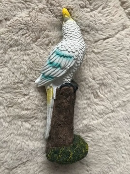 Садовая фигурка ТРОПИЧЕСКАЯ ПТИЦА НА хоботе 24 см