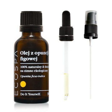 NATURALNY OLEJ Z PESTEK OPUNCJI FIGOWEJ MAROKO NIERAFINOWANY 30 ML ECOSPA