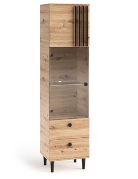 Witryna 50cm Dąb Artisan LAMELE TX L5