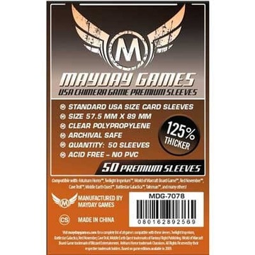 Koszulki na karty Mayday USA Chimera Premium 57,5x89 mm 50 sztuk