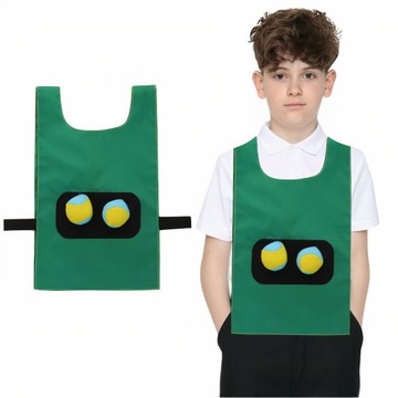 GRA ZRECZNOSCIOWA KAMIZELKA Z RZEPAMI +PIŁKI ZIELO