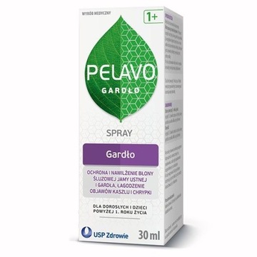 Pelavo Gardło Spray ochrona i nawilżenie błony śluzowej 30 ml