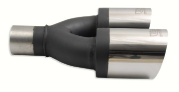 Наконечник глушителя, двойной круглый, 2x90 мм, СПРАВА |