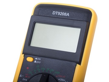 ЦИФРОВОЙ ЖК-ИЗМЕРИТЕЛЬ ТОКА МУЛЬТИМЕТР DT9208A ЗОНД