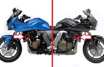 KAWASAKI Z750 Z 750 S 2004-2006 АВАРИЙНЫЕ НАКЛАДКИ ТВЕРДЫЕ