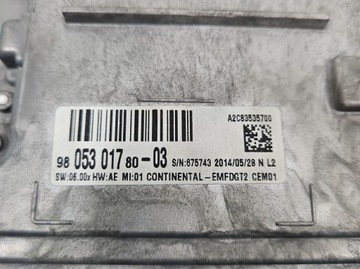 DISPLEJ PEUGEOT 2008 I 13-19 9805301780