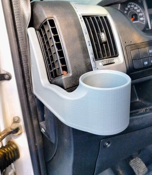 ПОДСТАКАННИК ВОДИТЕЛЬСКИЙ FIAT DUCATO ДЖЕМПЕР BOXER СЕРЫЙ