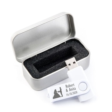 Pendrive 16 GB USB 3.0 pudełko + GRAWER ŚLUBNY
