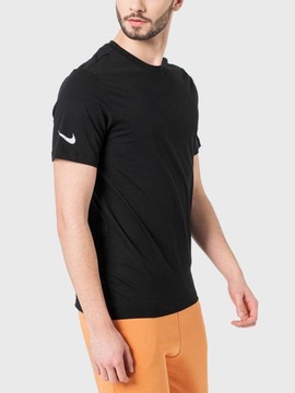 Koszulka Męska Nike Sportowa Czarna Bawełniana T-shirt krótki rękaw r. L