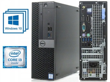 Komputer Dell Optiplex 7050 SFF i3-6100 6GEN 8GB 256GB SSD Win 10 Pro
