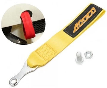PAS HOLOWNICZY TUNING ZACZEP TOW STRAP ŻÓŁTY ADDCO