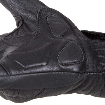SKÓRZANE RĘKAWICE MOTOCYKLOWE WOLF FORZA BLACK L