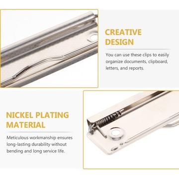 ЗАЖИМЫ ДЛЯ БИБЛИОГРАФИИ ДЕРЖАТЕЛЬ БЛОКАТА ДЛЯ ПИСЬМА 10 ШТ.