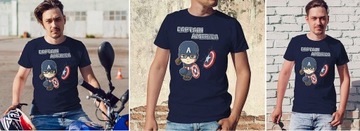 KOSZULKA T-SHIRT CAPTAIN AMERICA MARVEL 3XL JAKOŚĆ