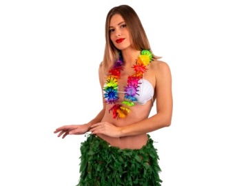 Красочное гавайское ожерелье.